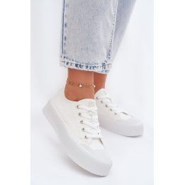 Moteriški sportbačiai su platforma balti Big Star BIG STAR SHOES