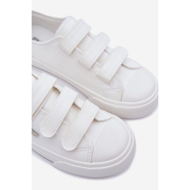 Vaikiški sportbačiai su 3 užsegimais balti Big Star BIG STAR SHOES