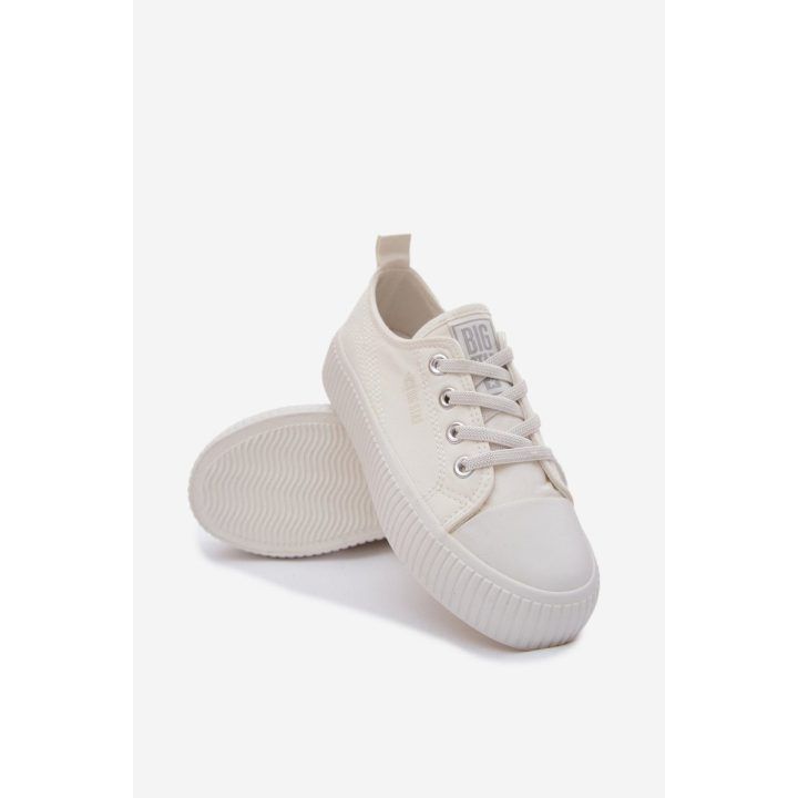 Vaikiški sportbačiai balti su elastinėmis gumelėmis Big Star BIG STAR SHOES