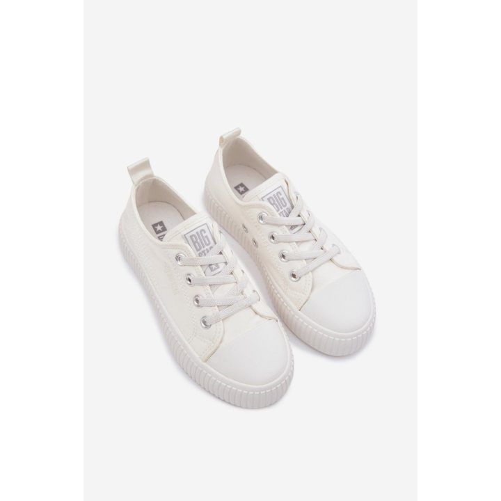 Vaikiški sportbačiai balti su elastinėmis gumelėmis Big Star BIG STAR SHOES