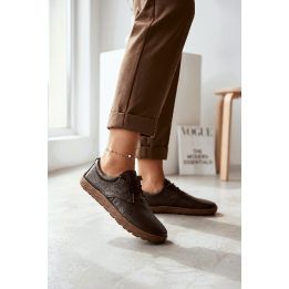 Moteriški odiniai pusbačiai barefoot rudi Zazoo ZAZOO