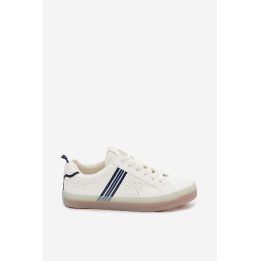 Baltos spalvos moteriški sportbačiai iš eko odos Big Star TT274306 BIG STAR SHOES