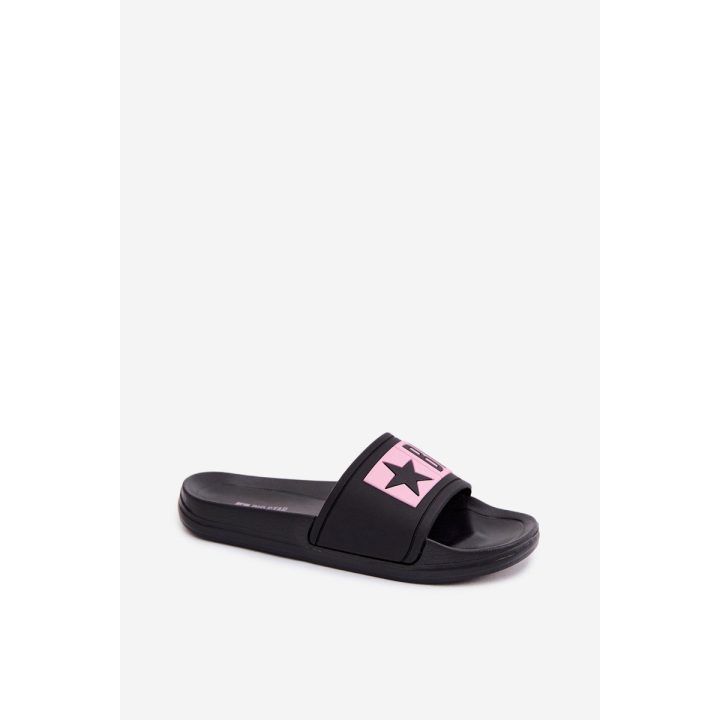 Juodos ir rožinės vaikų šlepetės Big Star BIG STAR SHOES