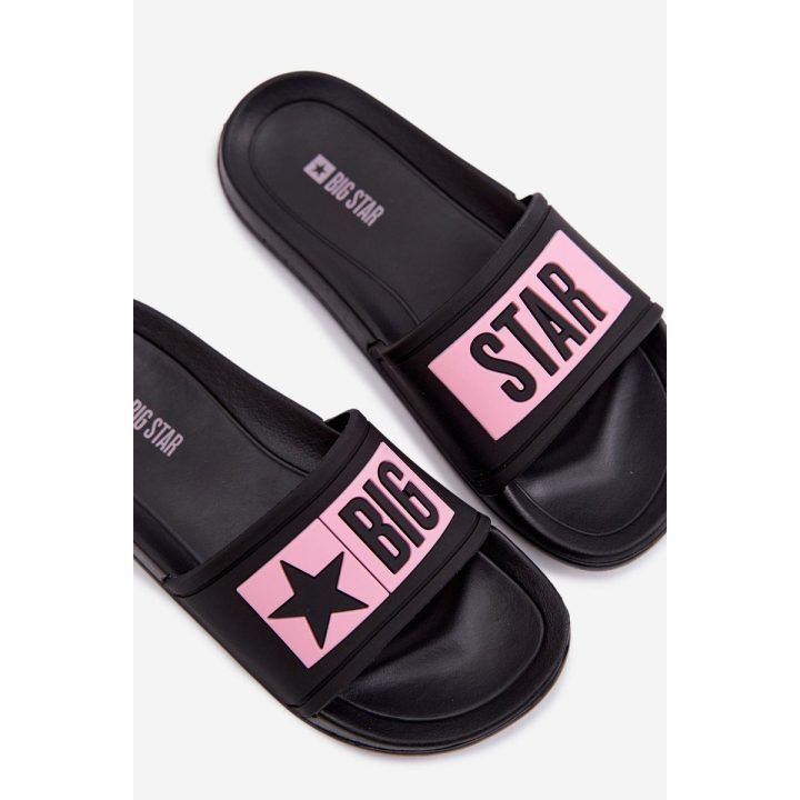 Juodos ir rožinės vaikų šlepetės Big Star BIG STAR SHOES