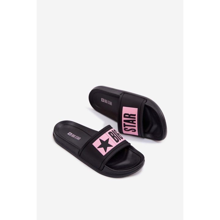 Juodos ir rožinės vaikų šlepetės Big Star BIG STAR SHOES