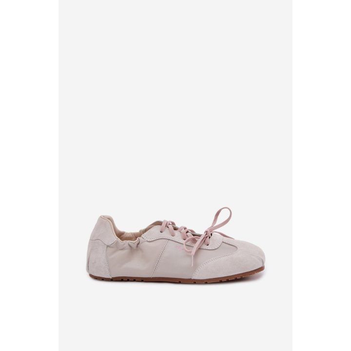 Kreminiai moteriški zomšiniai sportbačiai Big Star BIG STAR SHOES