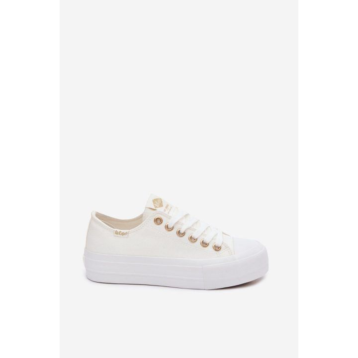 Moteriški platforminiai kedai Lee Cooper, balti LEE COOPER