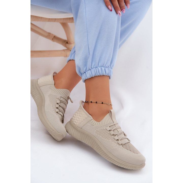 Moteriški sportiniai slip-on bateliai, smėlio ir alyvuogių spalvos BOTO