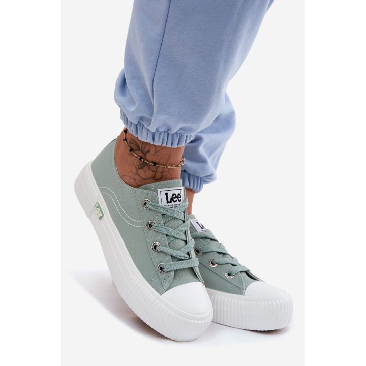 Moteriški sporto ir laisvalaikio bateliai ant platformos Lee Isla C Women Low, mėtų LEE