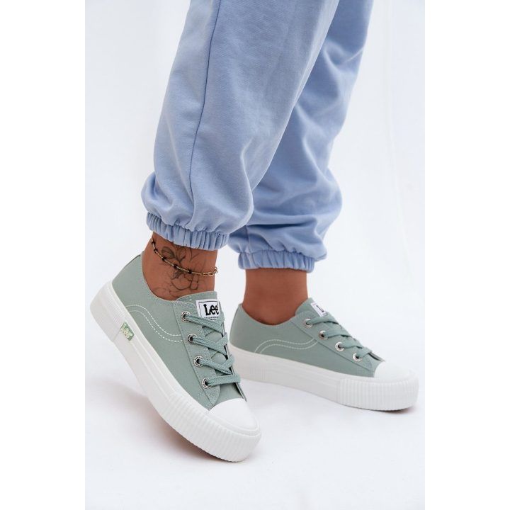 Moteriški sporto ir laisvalaikio bateliai ant platformos Lee Isla C Women Low, mėtų LEE