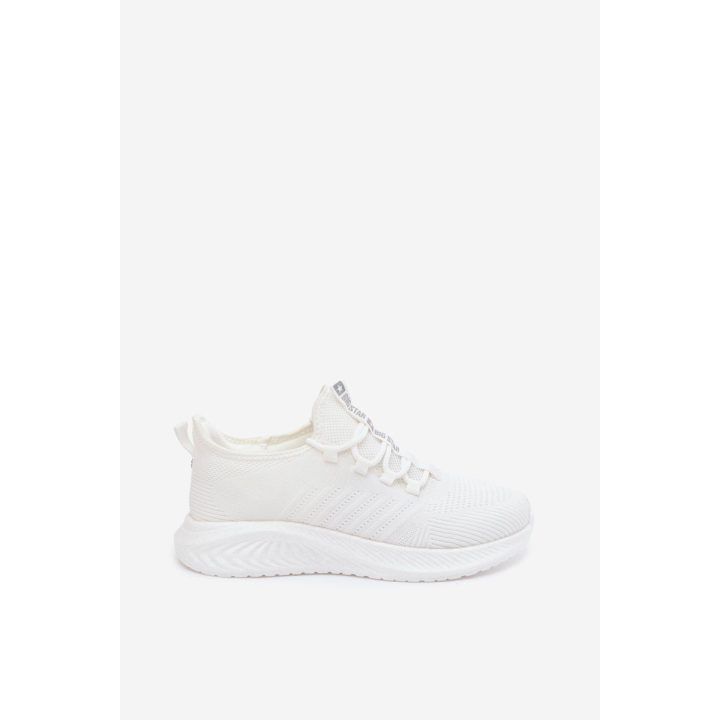Vyriški lengvi tekstiliniai sportbačiai Big Star UU174004 balti BIG STAR SHOES