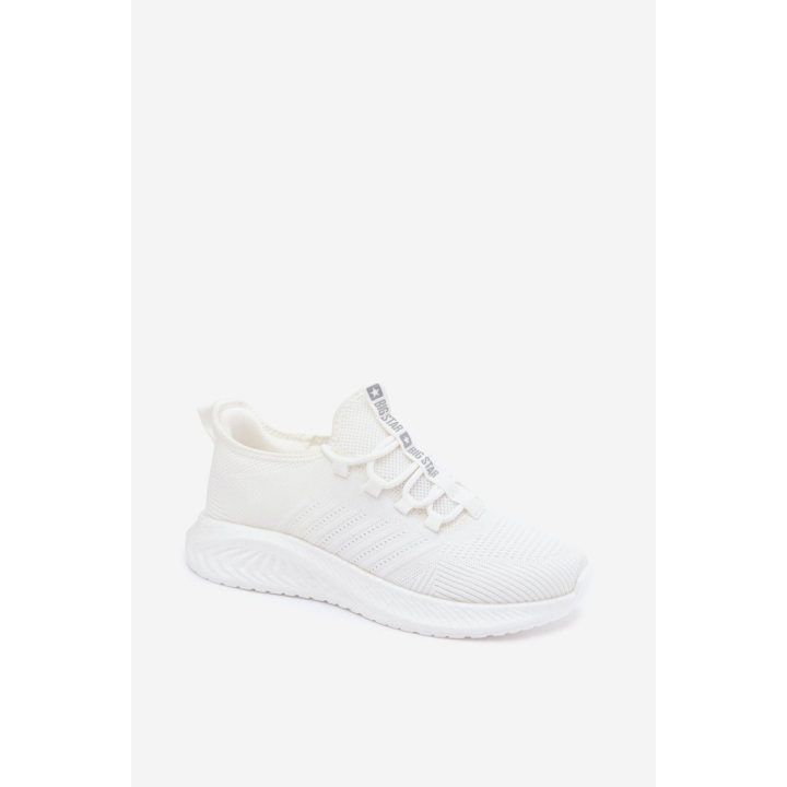 Vyriški lengvi tekstiliniai sportbačiai Big Star UU174004 balti BIG STAR SHOES