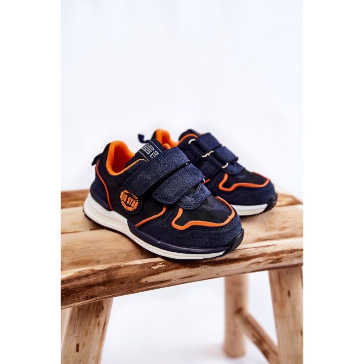 Vaikiški sportiniai batai su putų sistema Big Star Tamsiai mėlyni