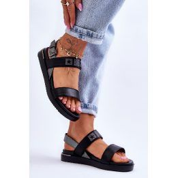 Moteriškos basutės su platforma Big Star, juodos BIG STAR SHOES