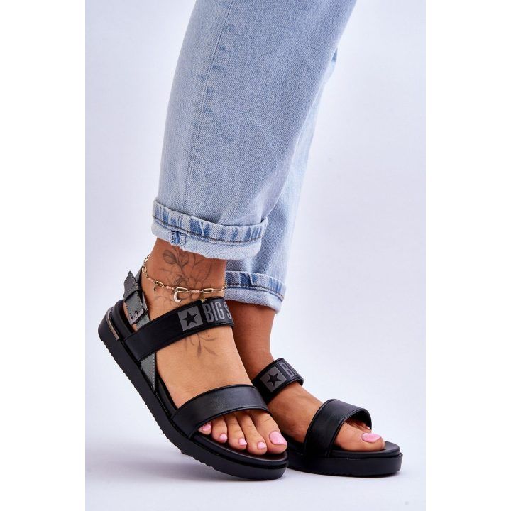 Moteriškos basutės su platforma Big Star, juodos BIG STAR SHOES