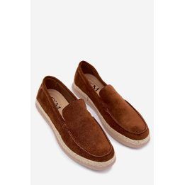 Vyriški mokasinai espadrilės, rudos spalvos BOTO