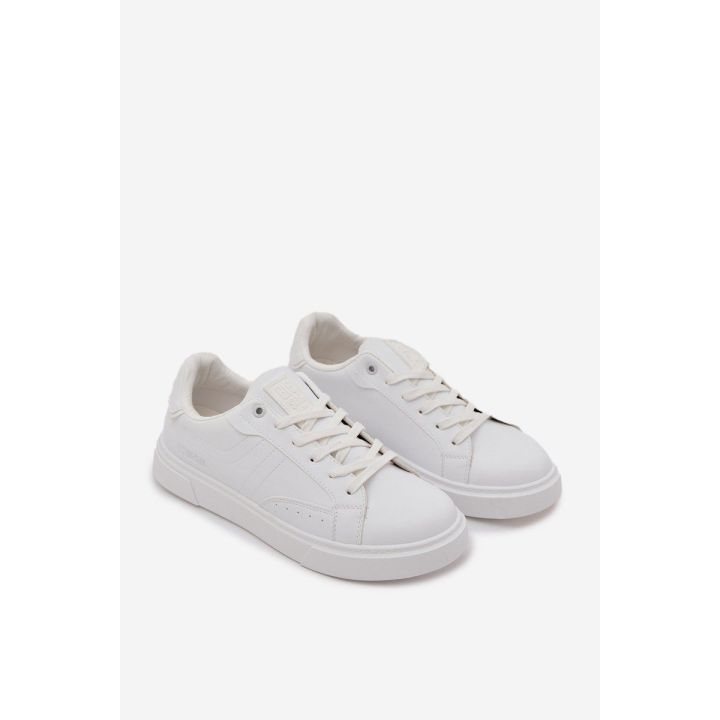 Laisvalaikio batai balti iš ekologiškos odos vyrams Big Star