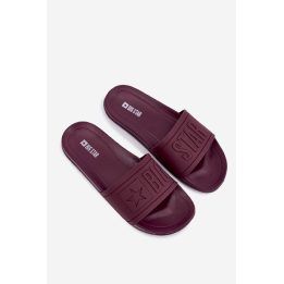 Moteriškos šlepetės Big Star, bordo spalvos BIG STAR SHOES