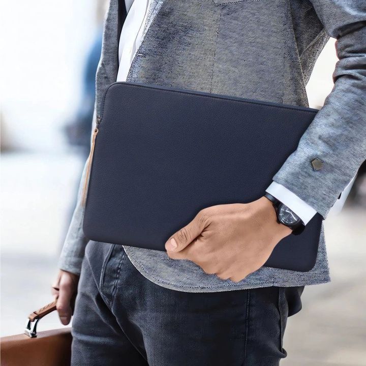 Nešiojamojo kompiuterio dėklas mėlynas su flisu 13–14″