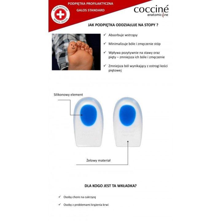 Kulno įdėklai nuo ataugų geliniai mėlyni COCCINE