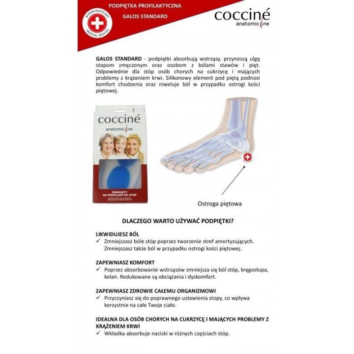 Kulno įdėklai nuo ataugų geliniai mėlyni COCCINE