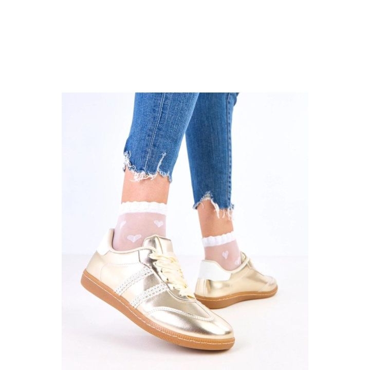 Aukso spalvos moteriški sportbačiai Solea 218466