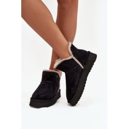 Žieminiai moteriški juodi aulinukai su platforma Wrangler