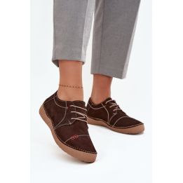Rudi moteriški pusbačiai iš zomšos Step in Style