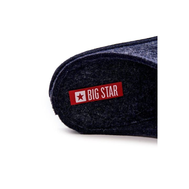Klasikinės vyriškos šlepetės Big Star Tamsiai mėlynos