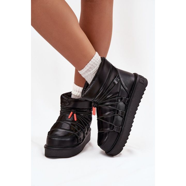 Women's snow boots on platform DFranklin DFSH370020 Black