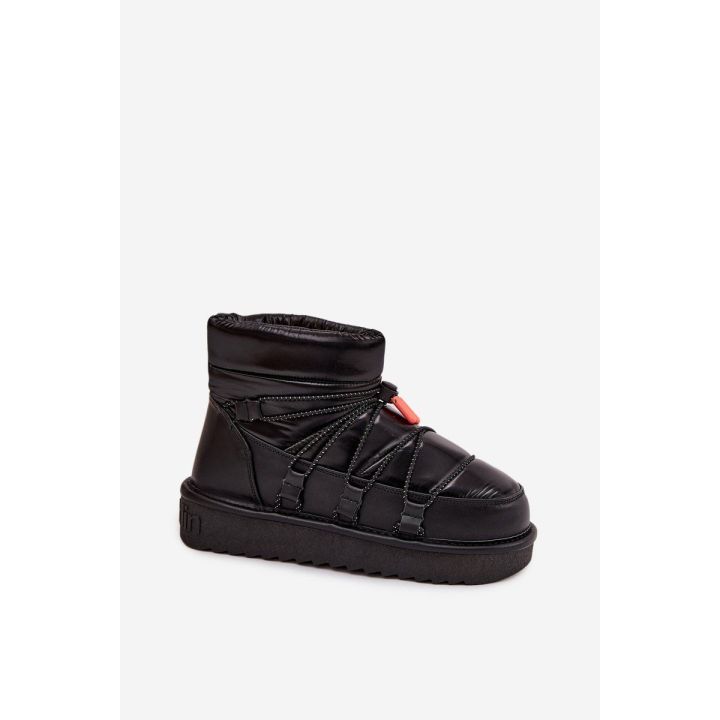 Women's snow boots on platform DFranklin DFSH370020 Black