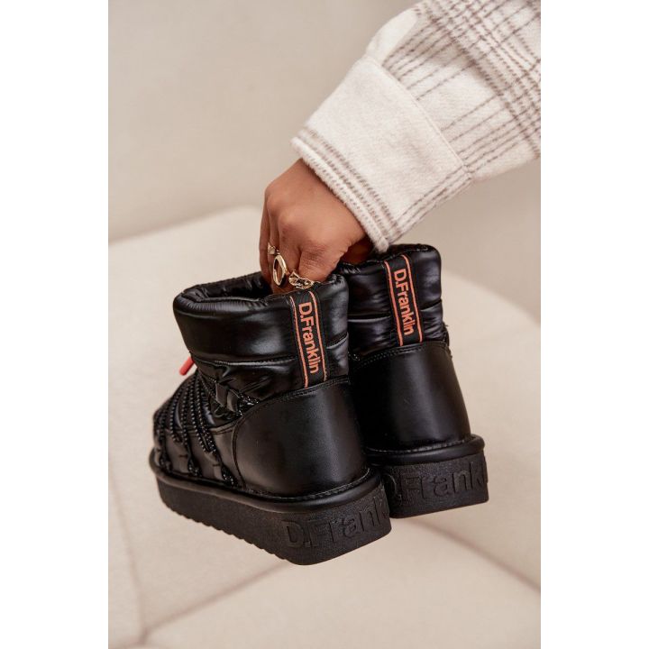 Women's snow boots on platform DFranklin DFSH370020 Black