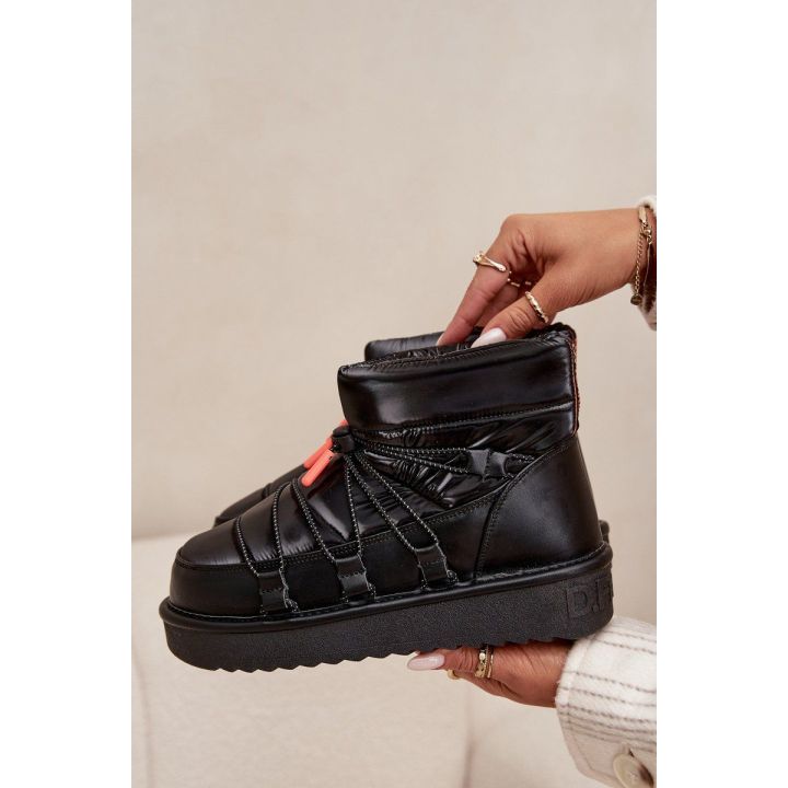 Women's snow boots on platform DFranklin DFSH370020 Black
