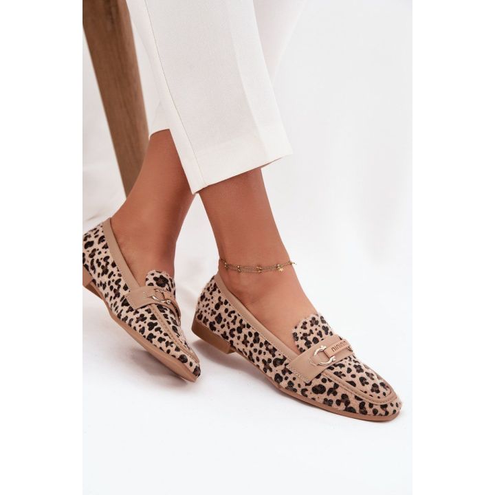 mokasinai su leopardo raštu Evelora