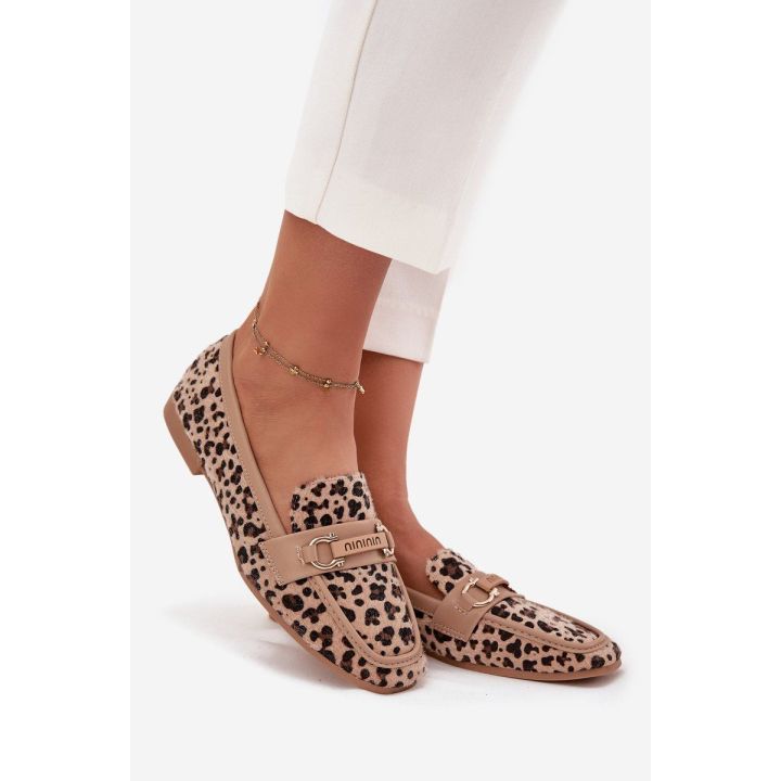 mokasinai su leopardo raštu Evelora
