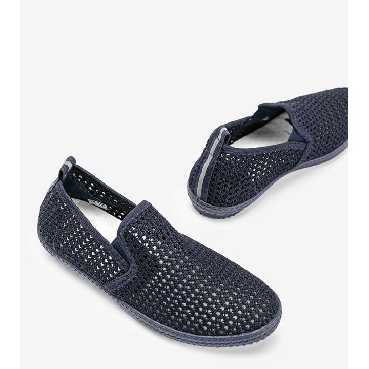 Navy blue Mallory ažūriniai sportbačiai