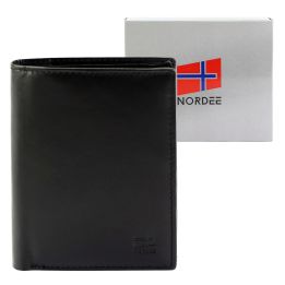 Piniginė juoda klasikinė Nordee