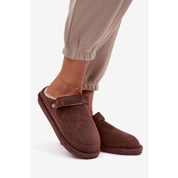 Šlepetės smėlio spalvos patogios su platforma Step
