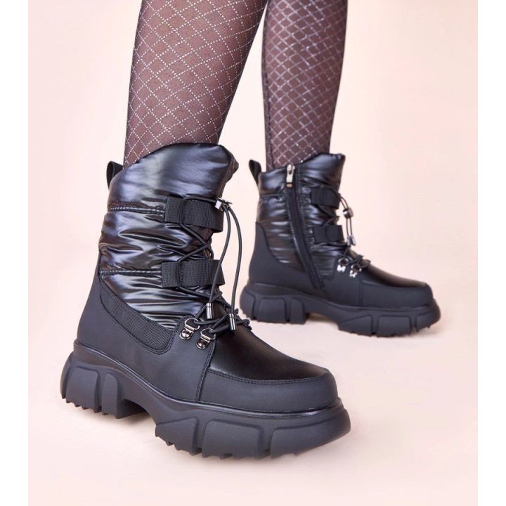 Šniego batai su blizgesiu Jassi su pašiltinimu – komfortui ir šilumai žiemos dienomis.