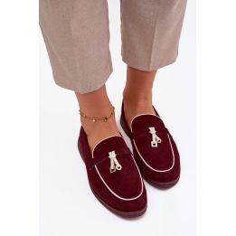 Mokasinai bordo eco suede Darwen – komfortui ir elegancijai kiekviename žingsnyje.