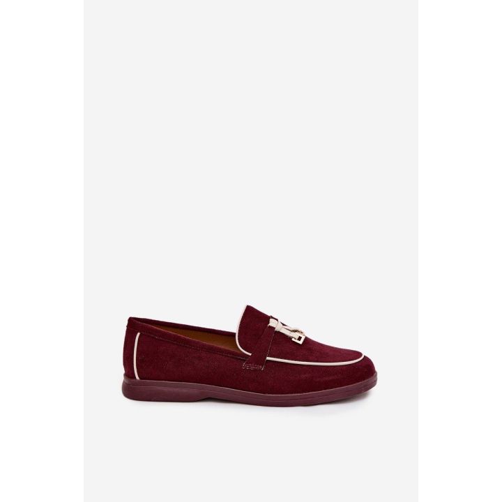 Mokasinai bordo eco suede Darwen – komfortui ir elegancijai kiekviename žingsnyje.