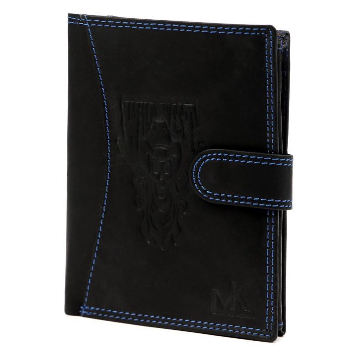 Vyriška odinė piniginė su užsegimu 10,5×13 cm Money Keeper – kasdienai MONEY KEPPER