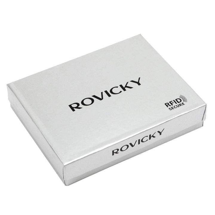 Vyriška odinė piniginė su RFID apsauga Rovicky