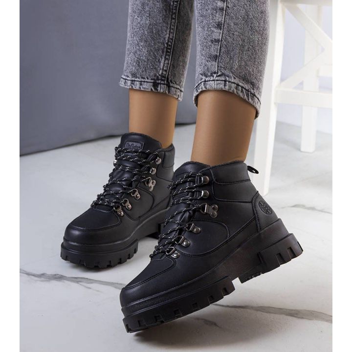 Juodos spalvos šilti batai LCJ 1435L Lee Cooper