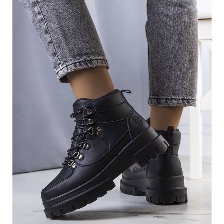 Juodos spalvos šilti batai LCJ 1435L Lee Cooper