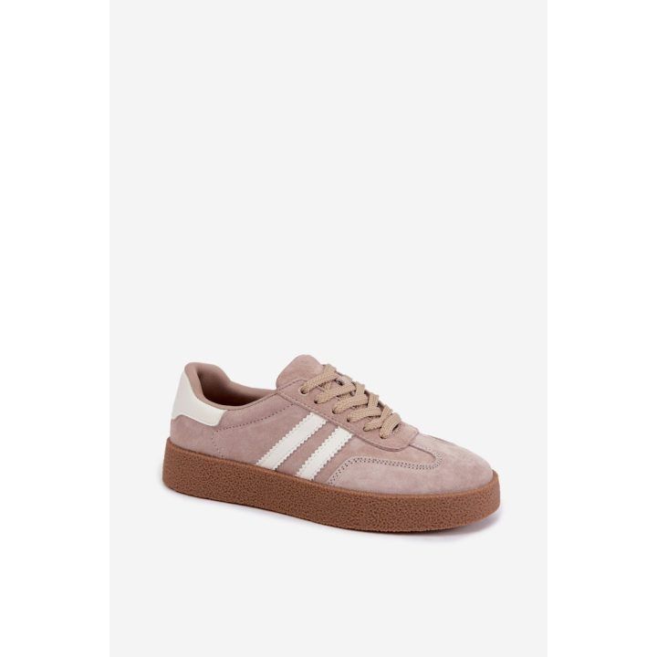 Moteriški sportiniai bateliai iš zomšos Step in style