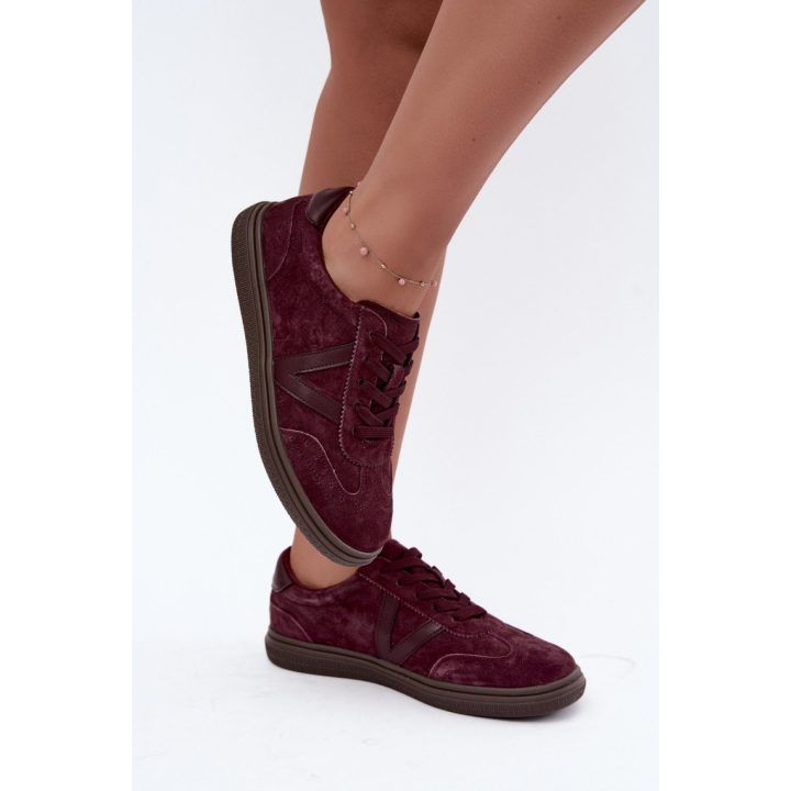 Bordo spalvos sportbačiai Step in style