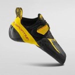 Laipiojimo bateliai La Sportiva Solution Comp, juodi ir geltoni