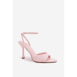 Rožinės aukštakulnės basutės Step in style