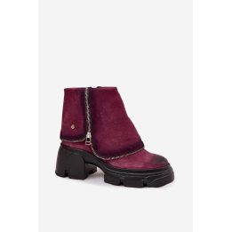Bordo spalvos aulinukai Step in style